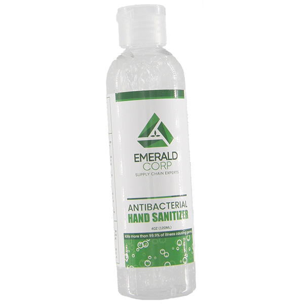 Emerald corp désinfectant pour les mains 70% - 2oz 144 \ caisses