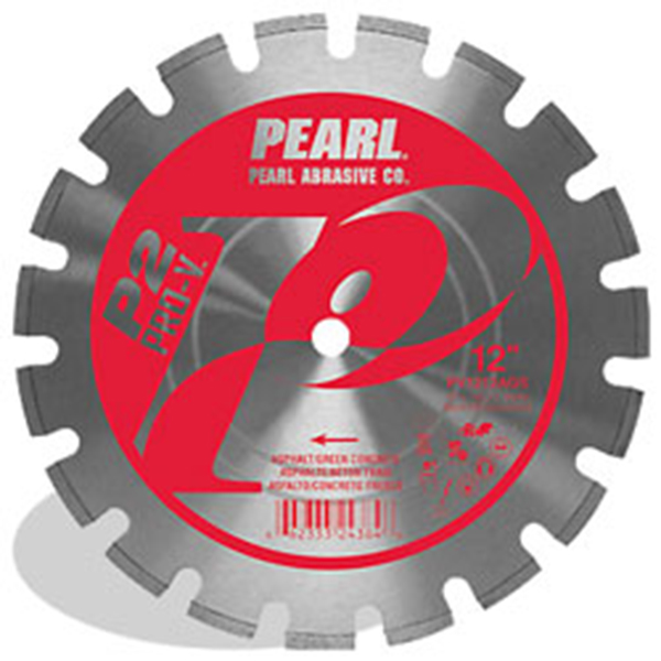 Lame diamant segmentée P2 Pro-V 14 x .125 x 20mm pour l'asphalte et le béton vert